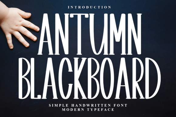 Antumn Blackboard: Elevating Holiday Design with Whimsical Typography