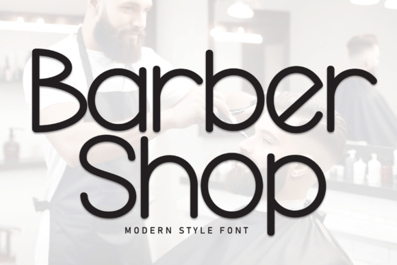 Barber Shop: A Playful Font for Creative Designs