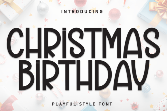 Christmas Birthday: A Festive Handwritten Font
