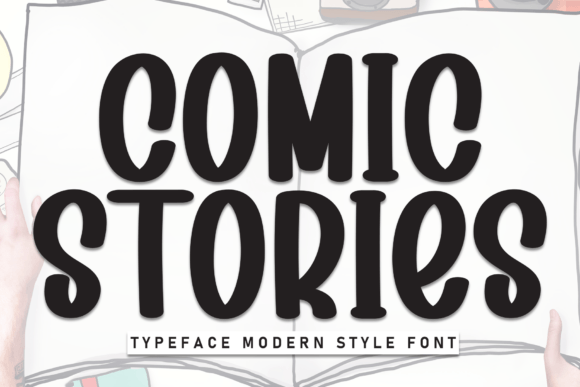 Comic Stories: Bold Brush Font for Fun Designs