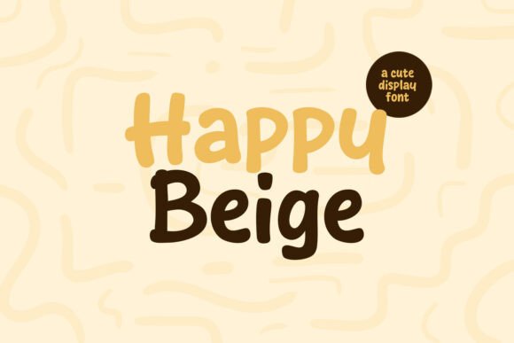Happy Beige: Evaluating a Modern Display Font for Creative Projects