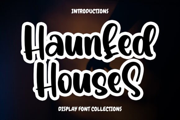 Haunted Houses Font: Sweet, Friendly Design