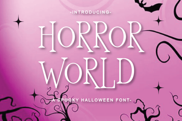 Horror World: The Ultimate Halloween Font