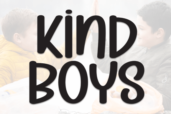 Kind Boys: A Warm Handwritten Font