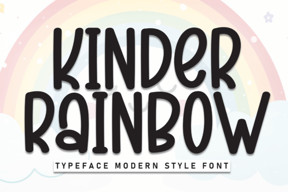 Kinder Rainbow: A Playful Font for Creative Projects