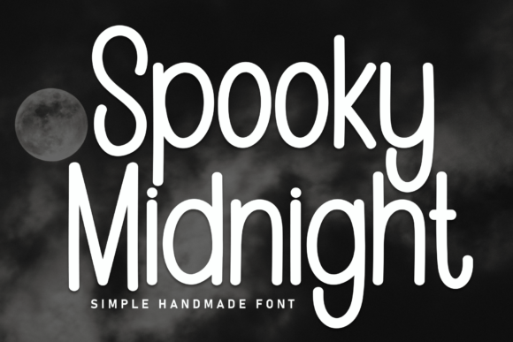 Midnight Spooky: A Playful Halloween Display Font