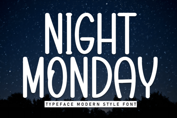 Night Monday: Mastering the Art of Playful Handmade Typography