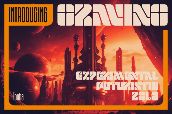 Oravino: Redefining Futuristic Typography for Modern Design