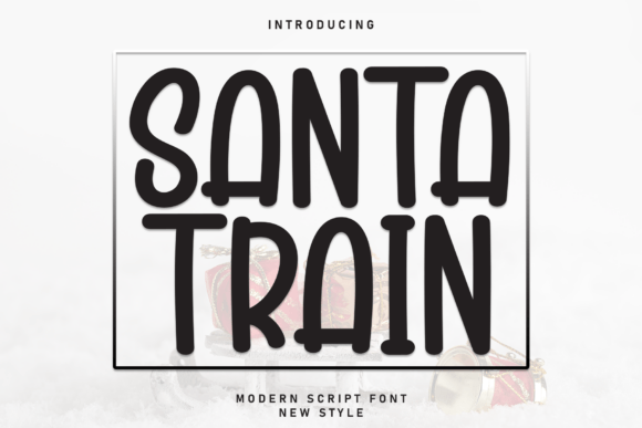 Santa Train: Evaluating a Festive Display Font for Holiday Design