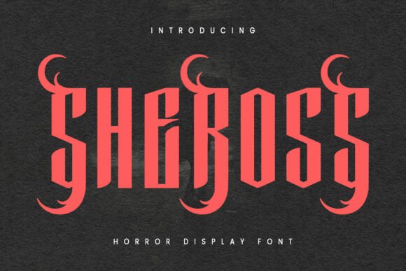 Sheross: Strategic Typography for High-Impact Horror Branding