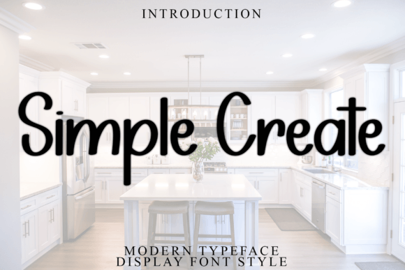 Simple Create: A Versatile Typeface for Modern Design Projects