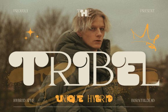Tribel: The Hybrid Typeface Blending Bubble and Serif