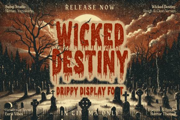 Wicked Destiny: Elevating Brand Identity Through Atmospheric Typography